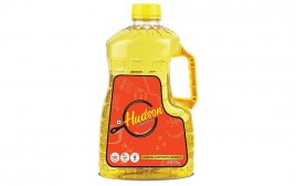 Hudson Canola Oil   Plastic Jar  3 litre